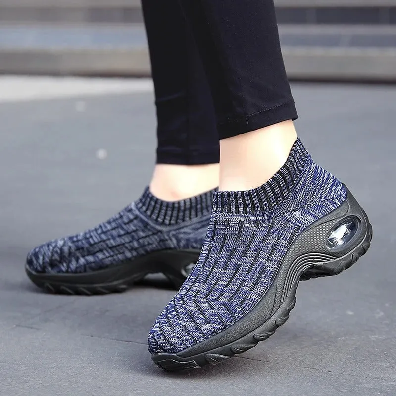 Breathable Mesh Walking Shoes for Women