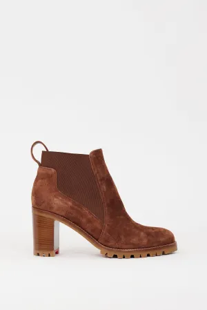 Brown Suede Marchacroche Chelsea Boot