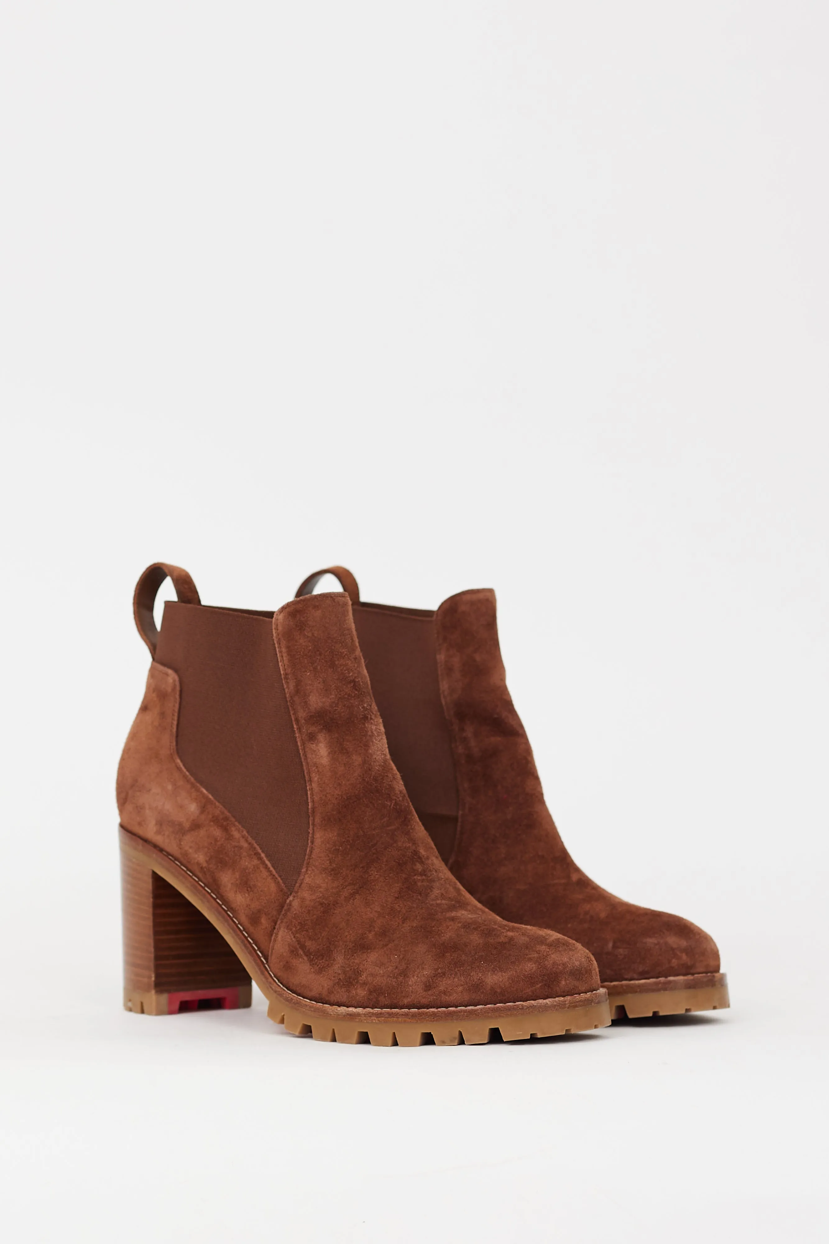 Brown Suede Marchacroche Chelsea Boot