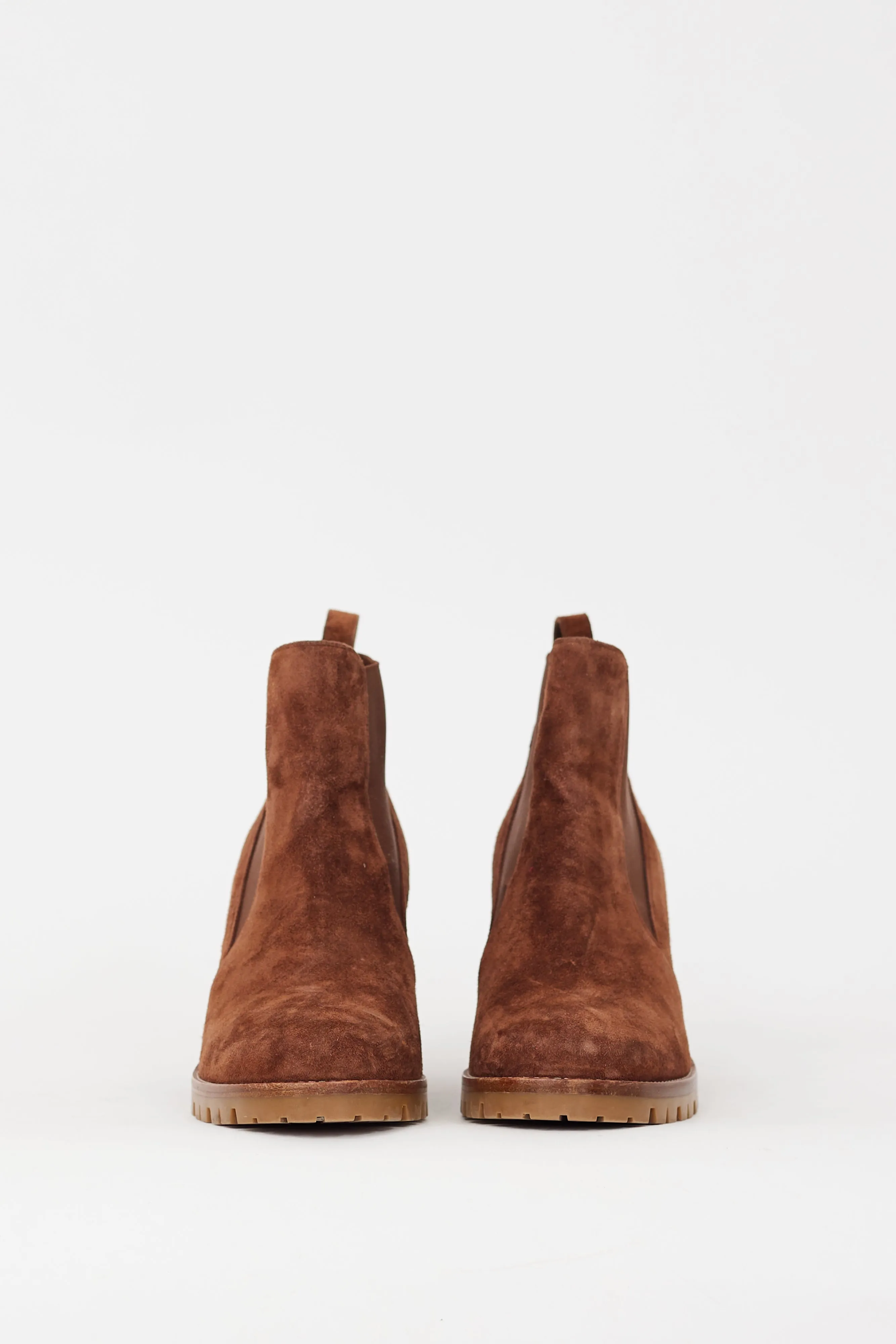 Brown Suede Marchacroche Chelsea Boot