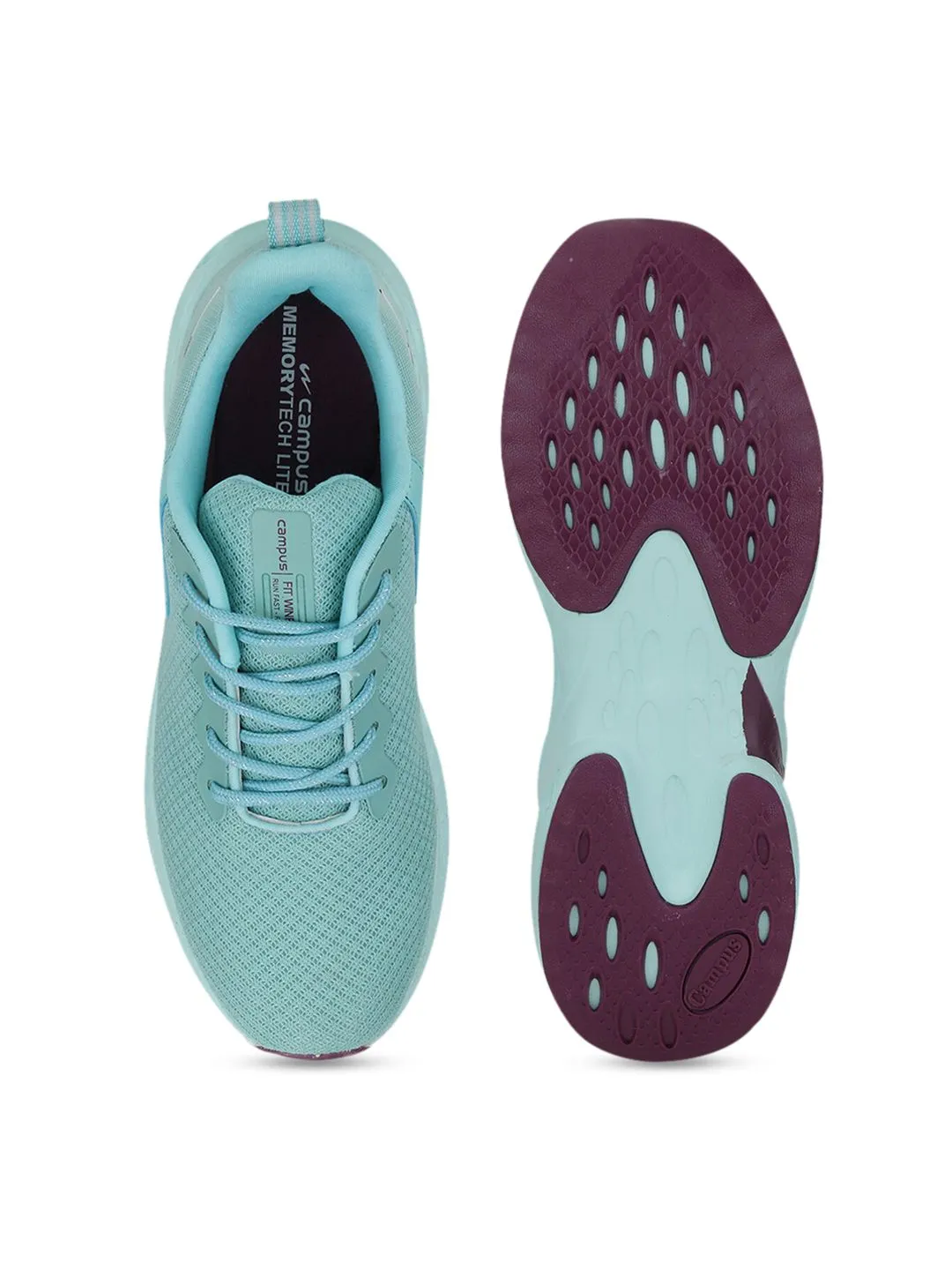 Campus Women Green Running Shoes