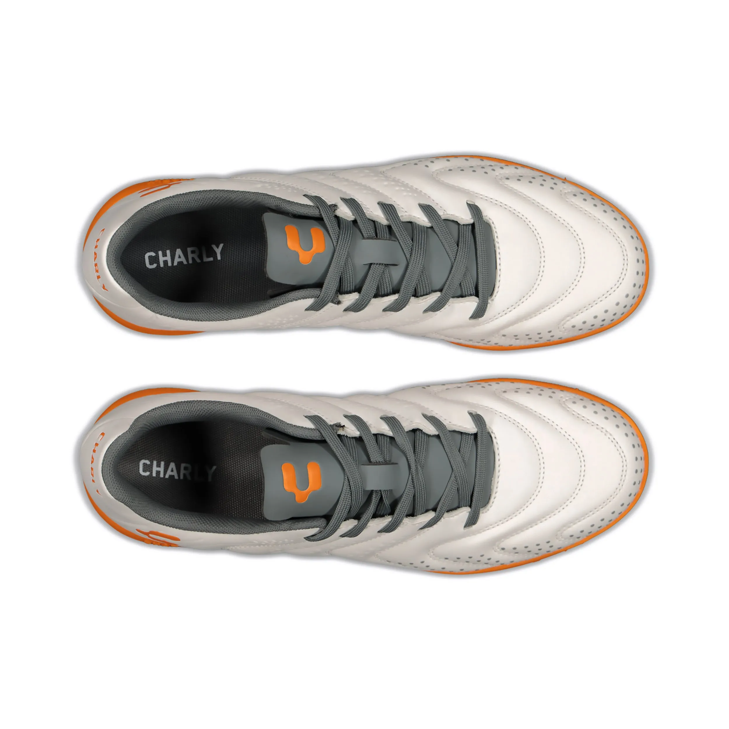 Charly Encore TF Shoes - White/Orange