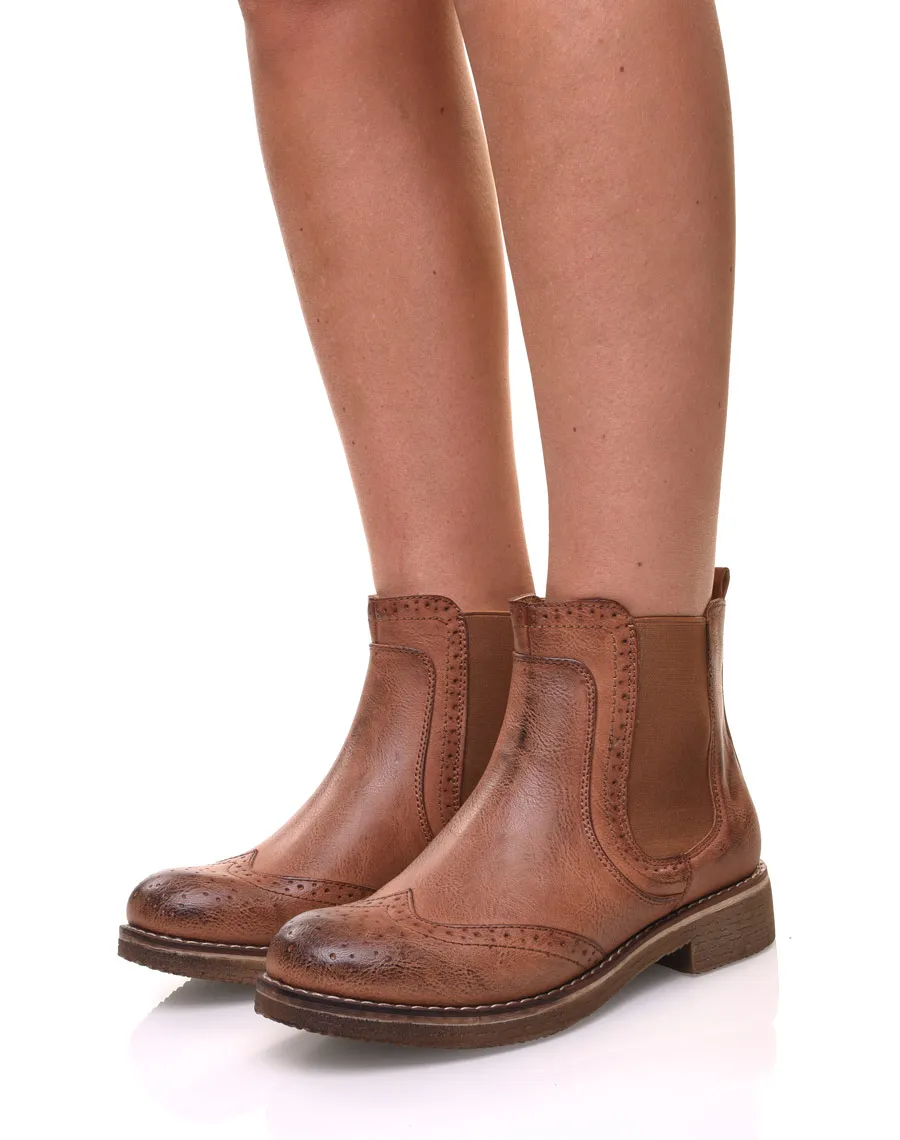 Chelsea boots camel