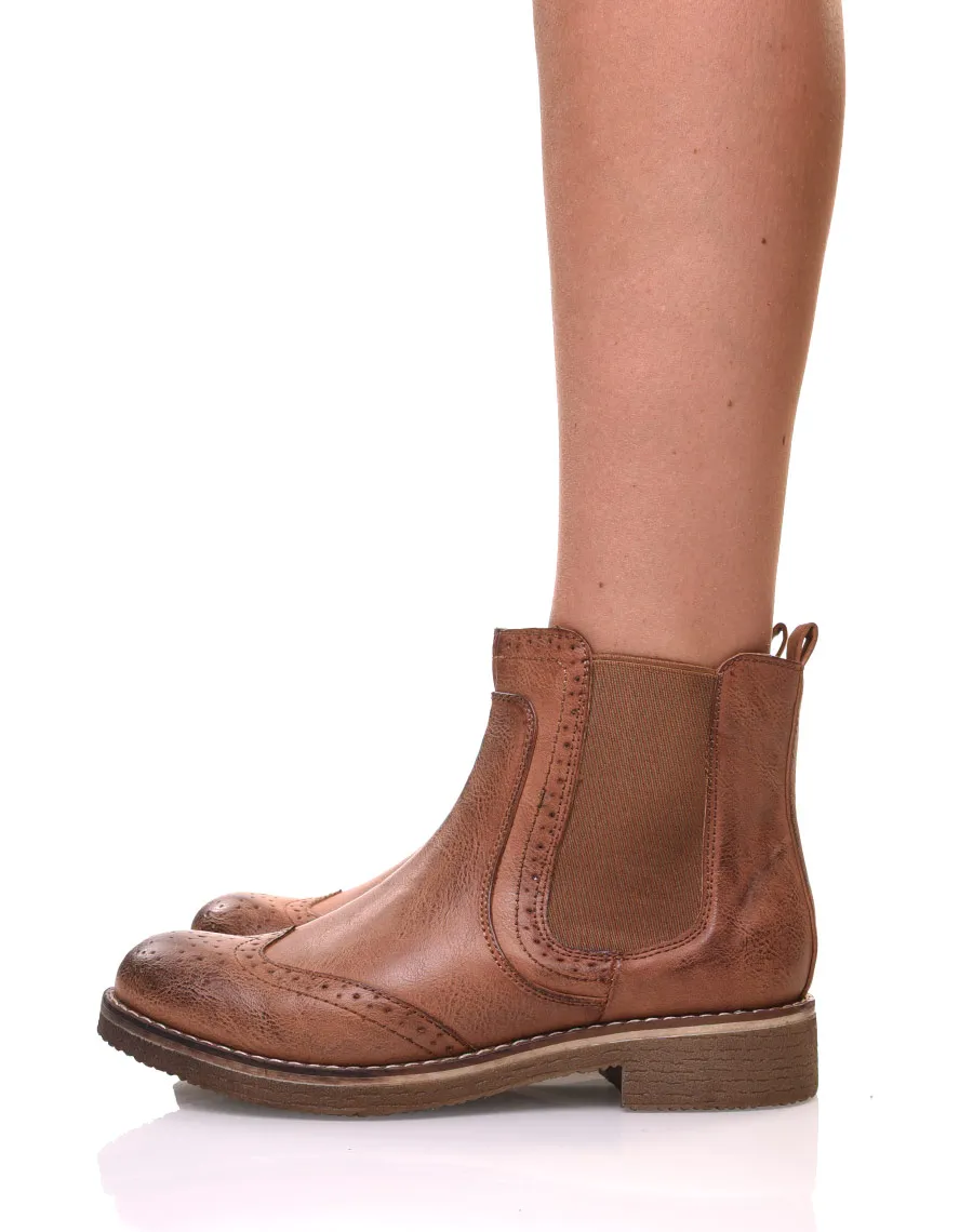 Chelsea boots camel