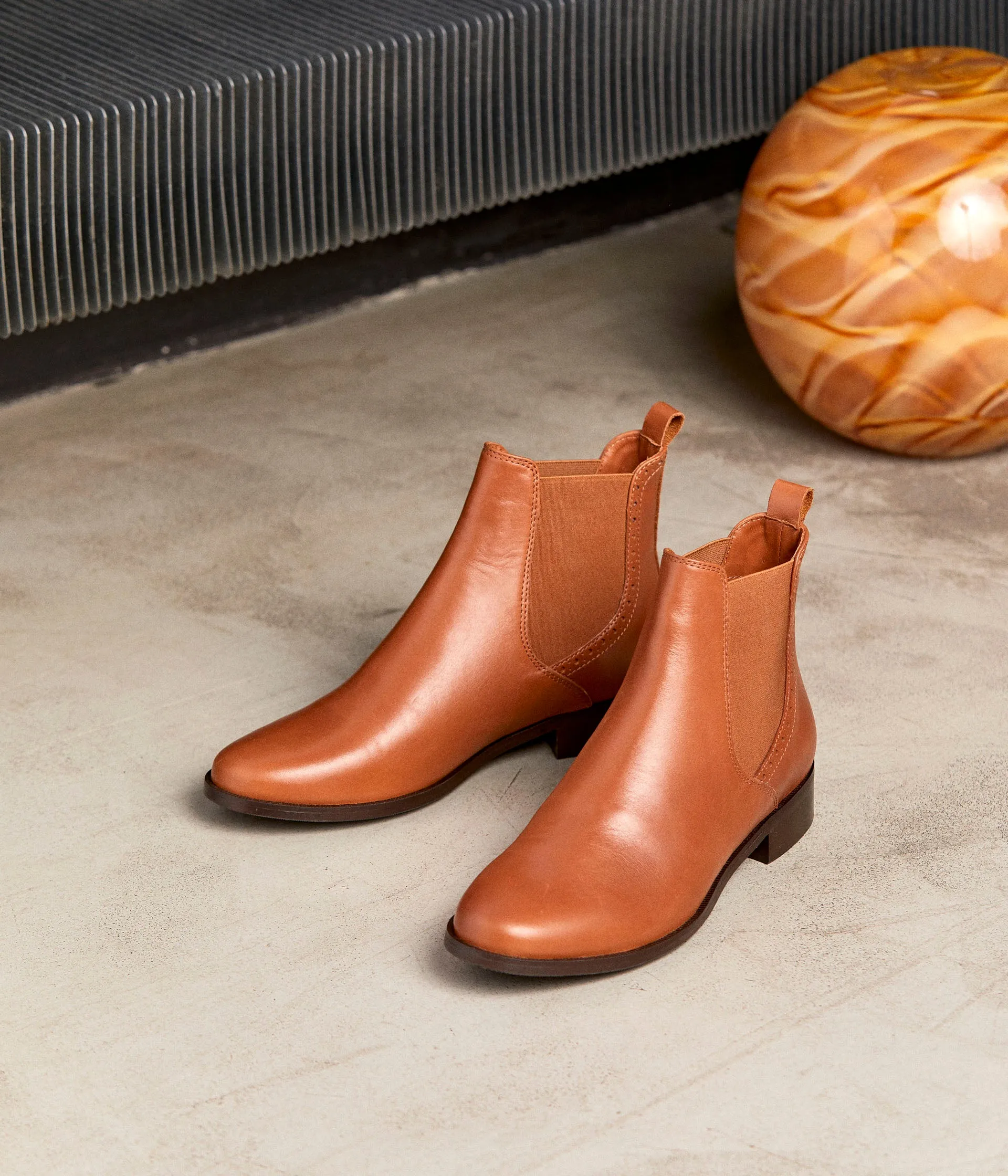 Chelsea boots cognac Prune