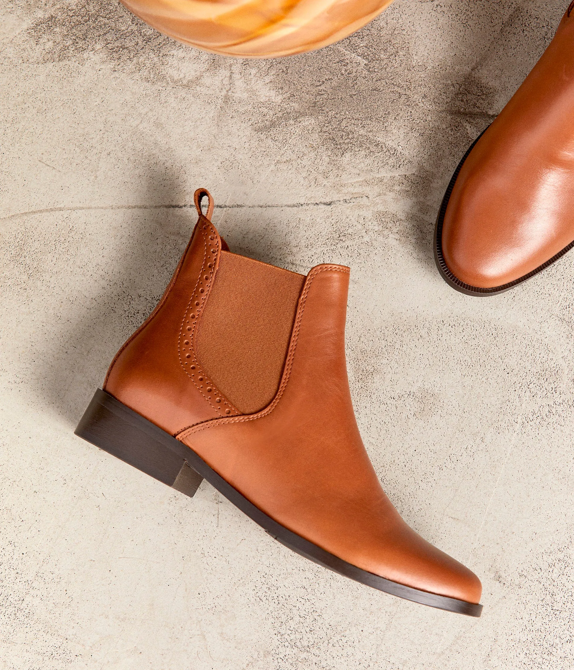 Chelsea boots cognac Prune