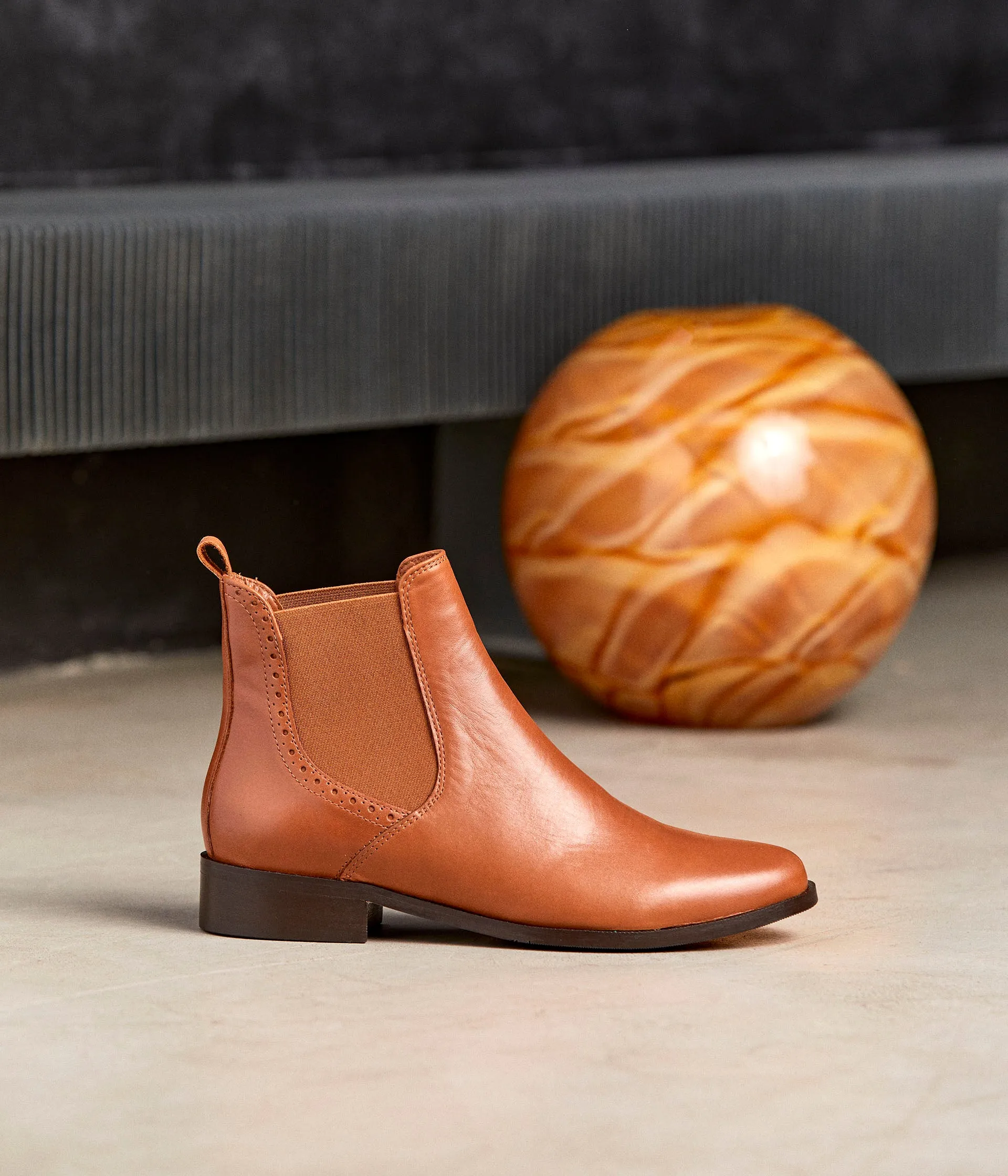 Chelsea boots cognac Prune