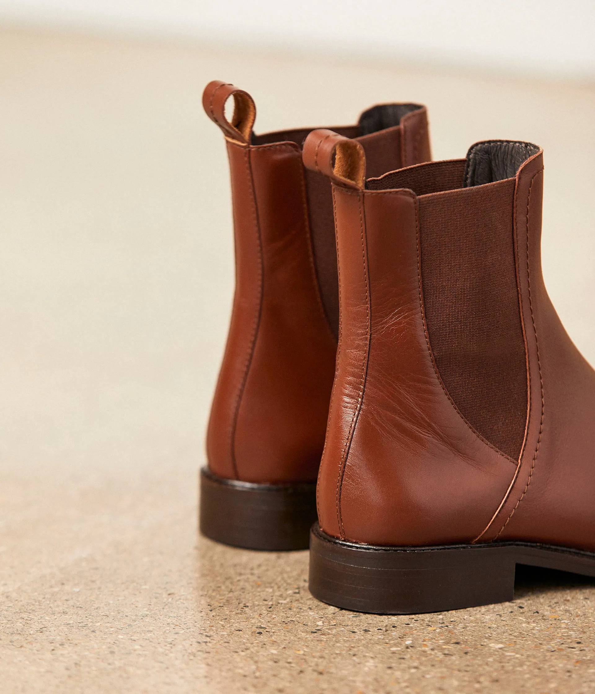 Chelsea boots marron Artemis