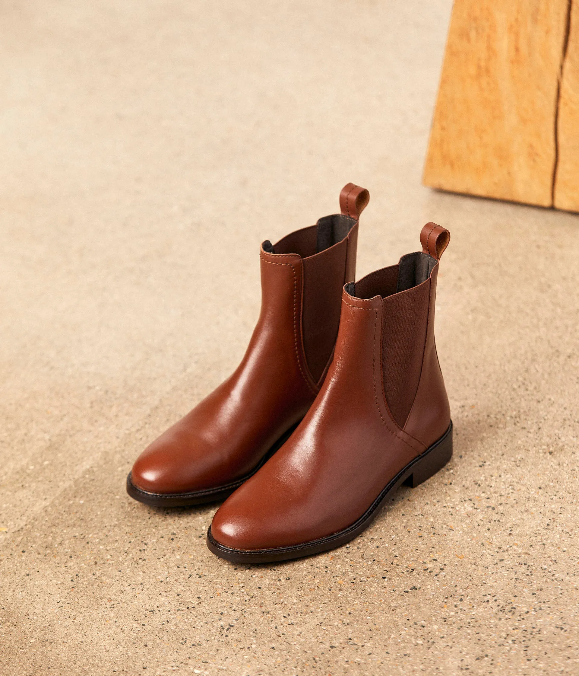 Chelsea boots marron Artemis