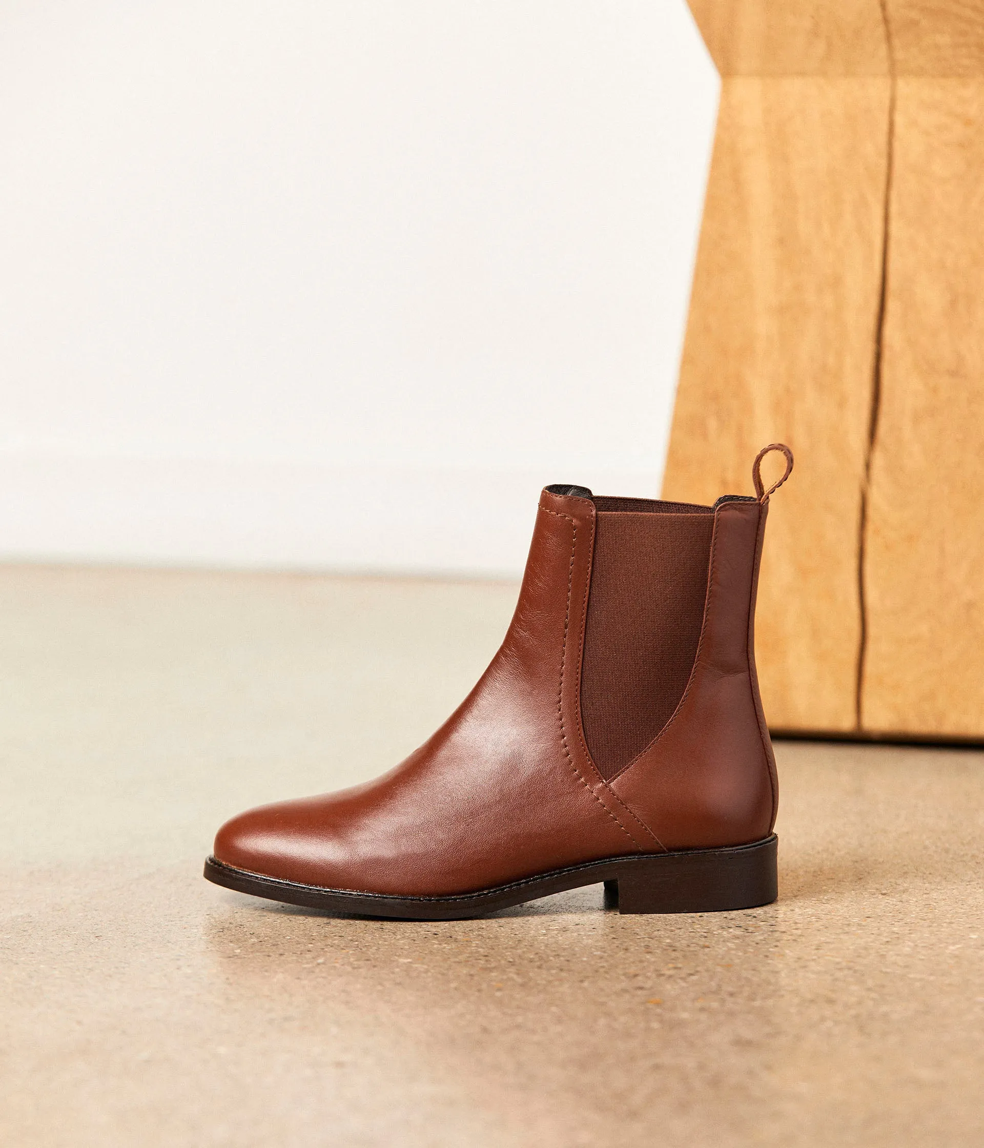 Chelsea boots marron Artemis