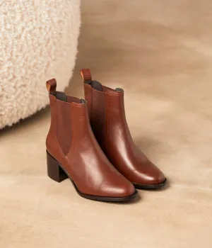 Chelsea boots marron Célina