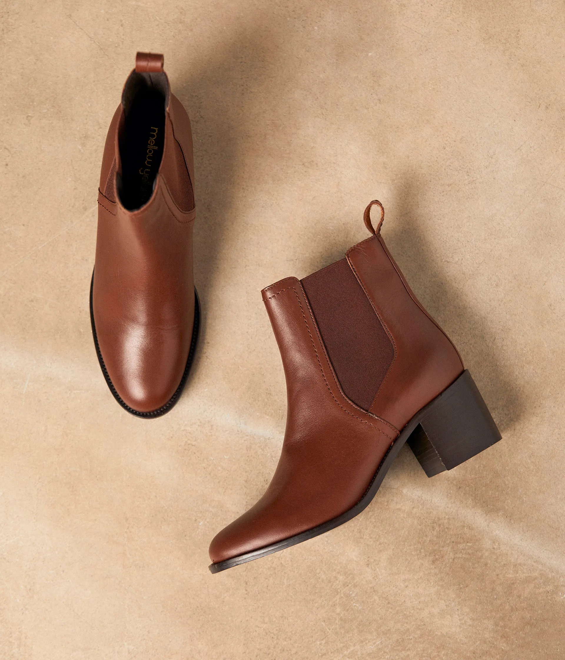 Chelsea boots marron Célina