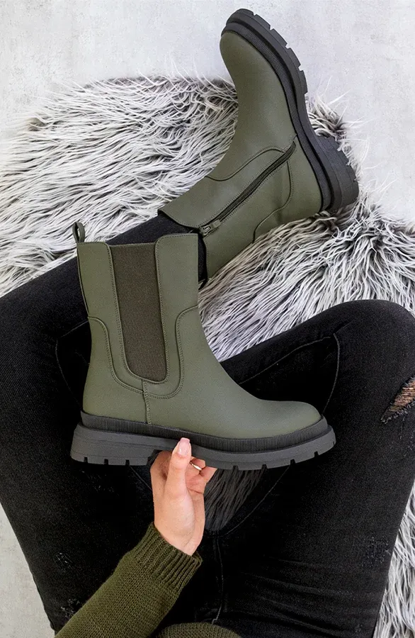 Chelsea Boots Mat Army