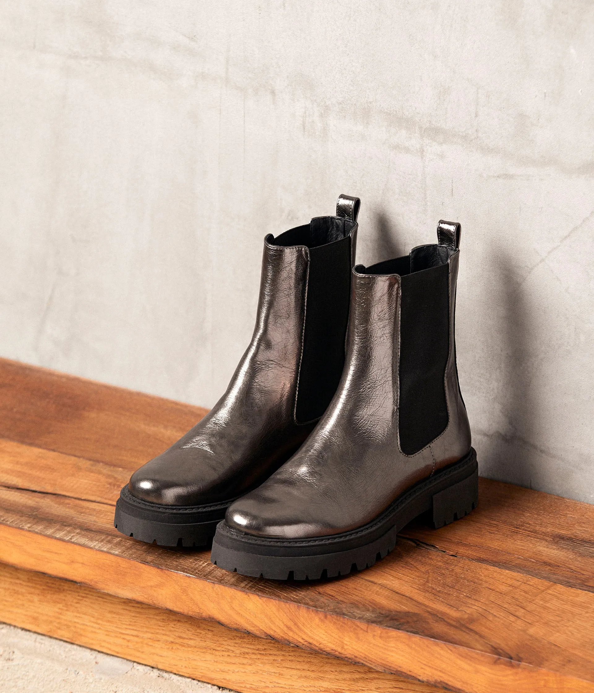 Chelsea boots métallisés Adema