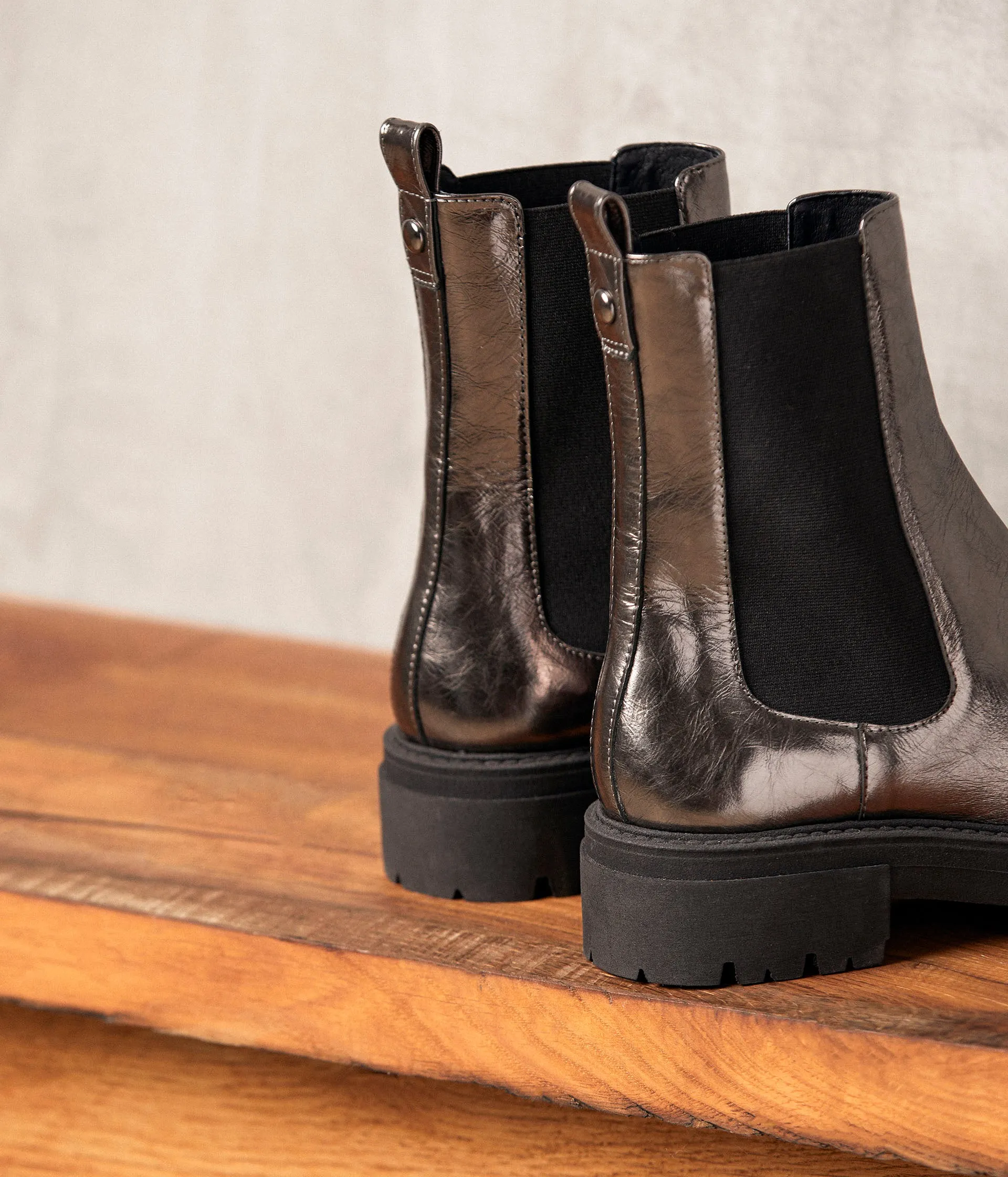 Chelsea boots métallisés Adema