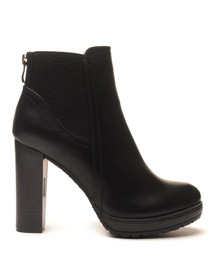 Chelsea boots noir à talons