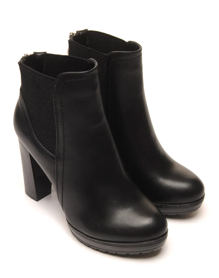 Chelsea boots noir à talons