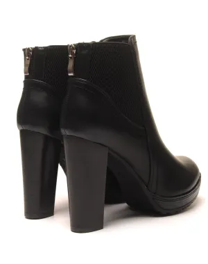 Chelsea boots noir à talons