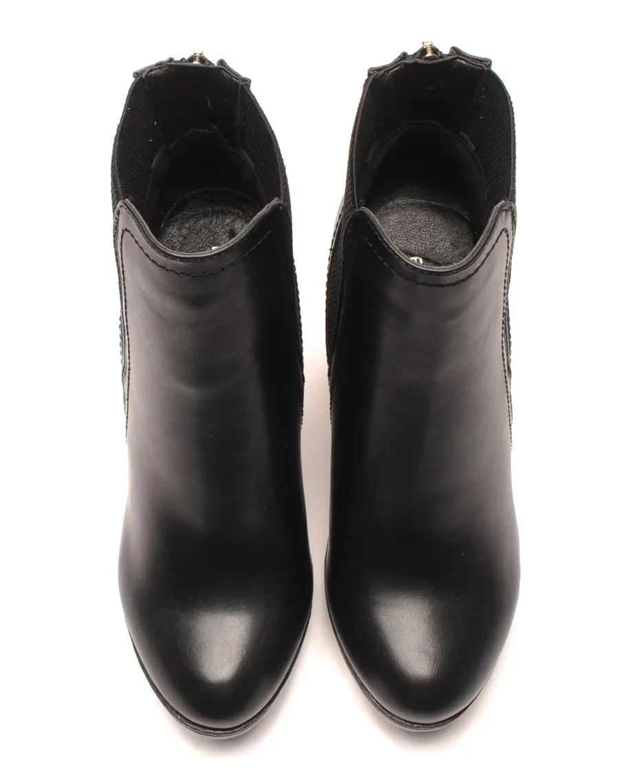 Chelsea boots noir à talons