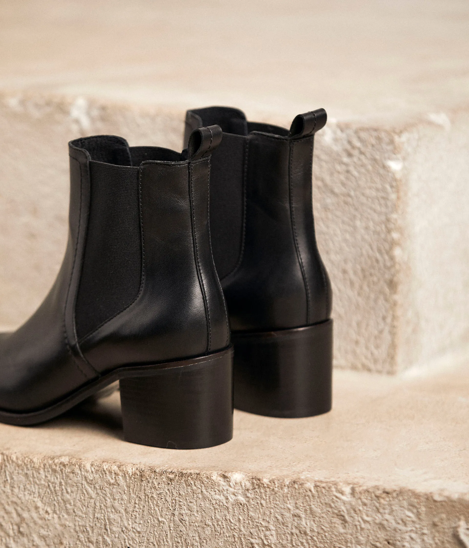 Chelsea boots noires Célina