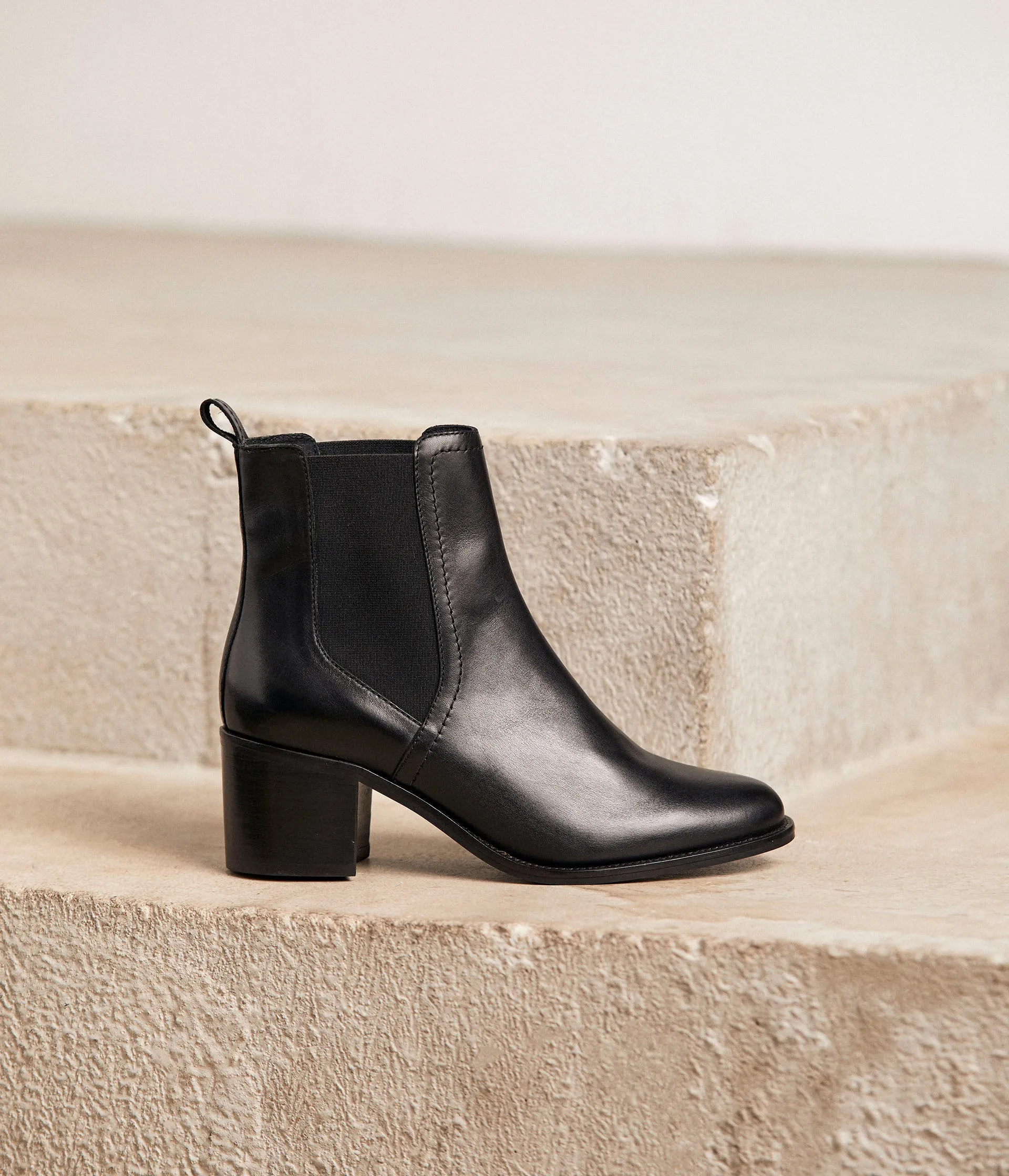 Chelsea boots noires Célina