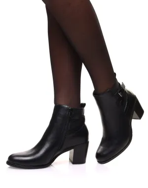 Chelsea boots noires à fines sangles