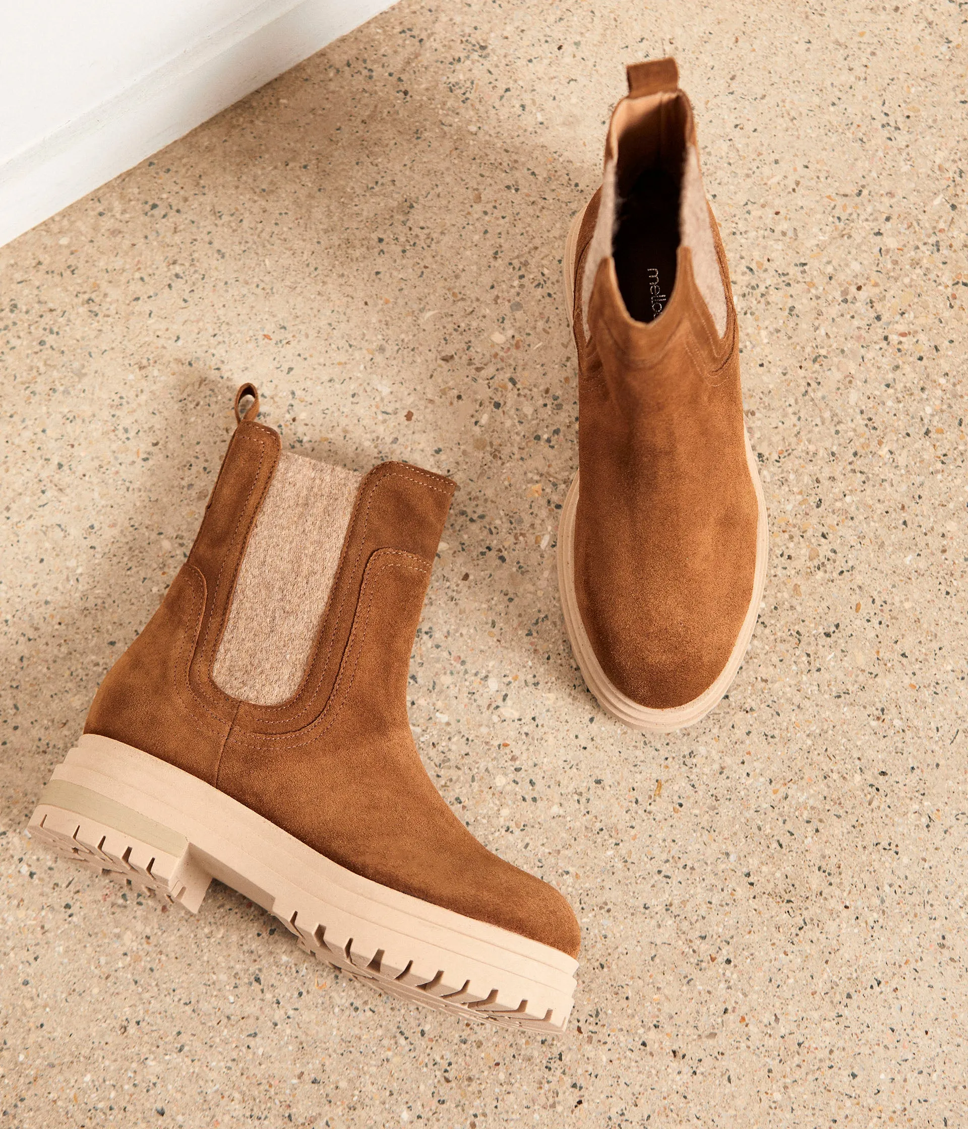 Chelsea boots tabac Corane