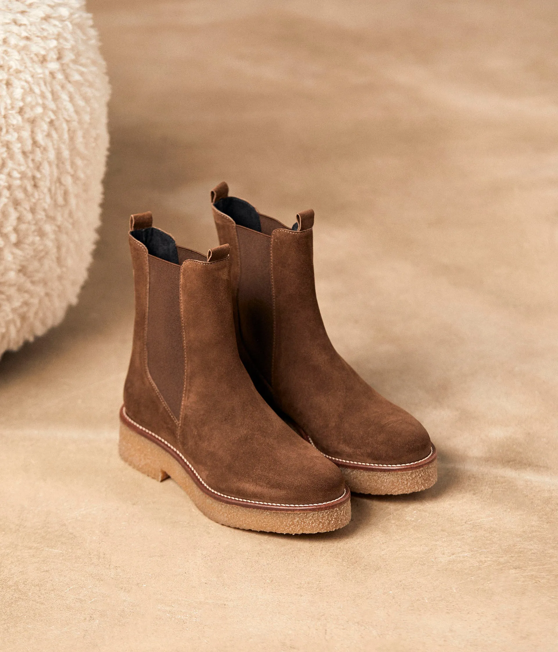 Chelsea boots taupe Acacia