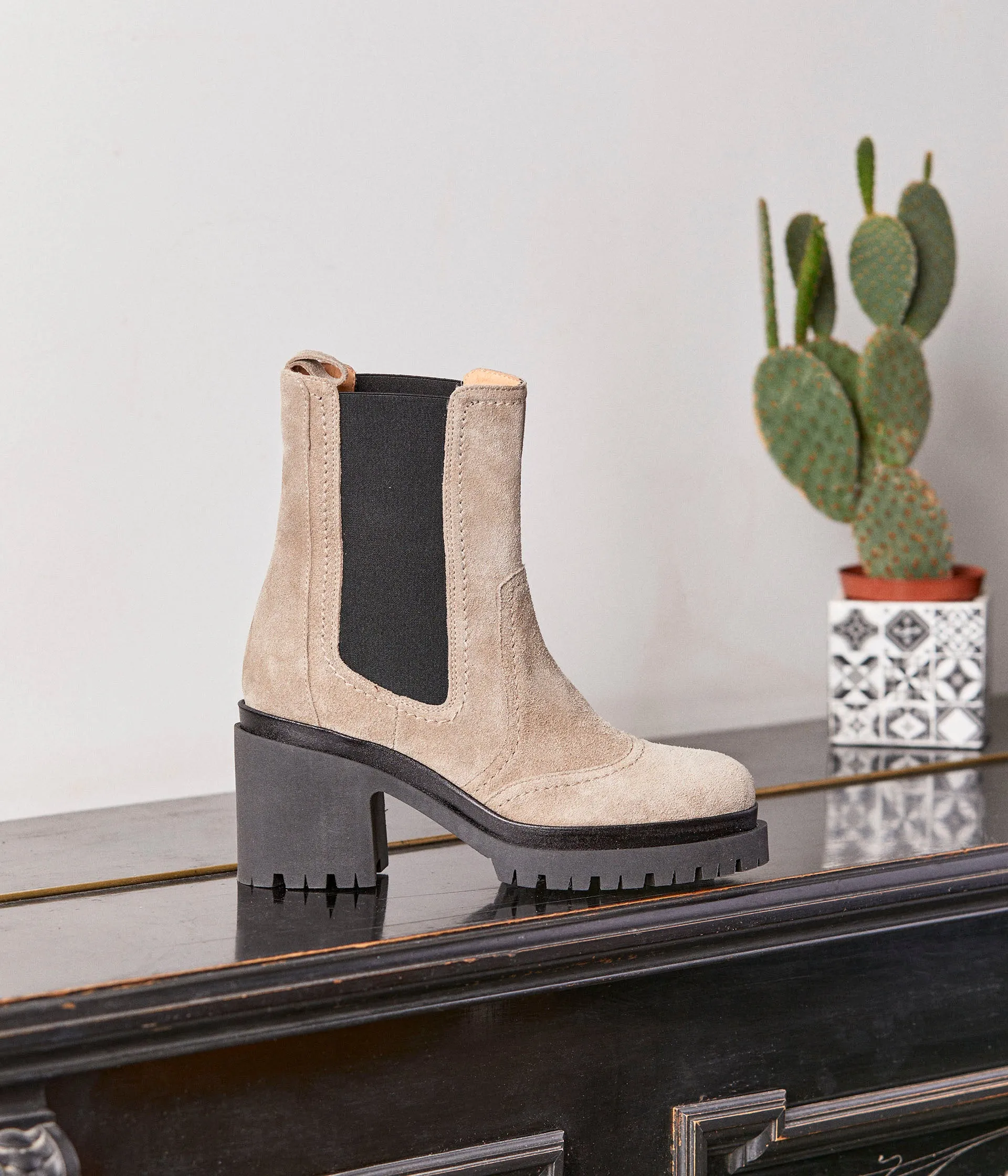 Chelsea boots taupe Liliane