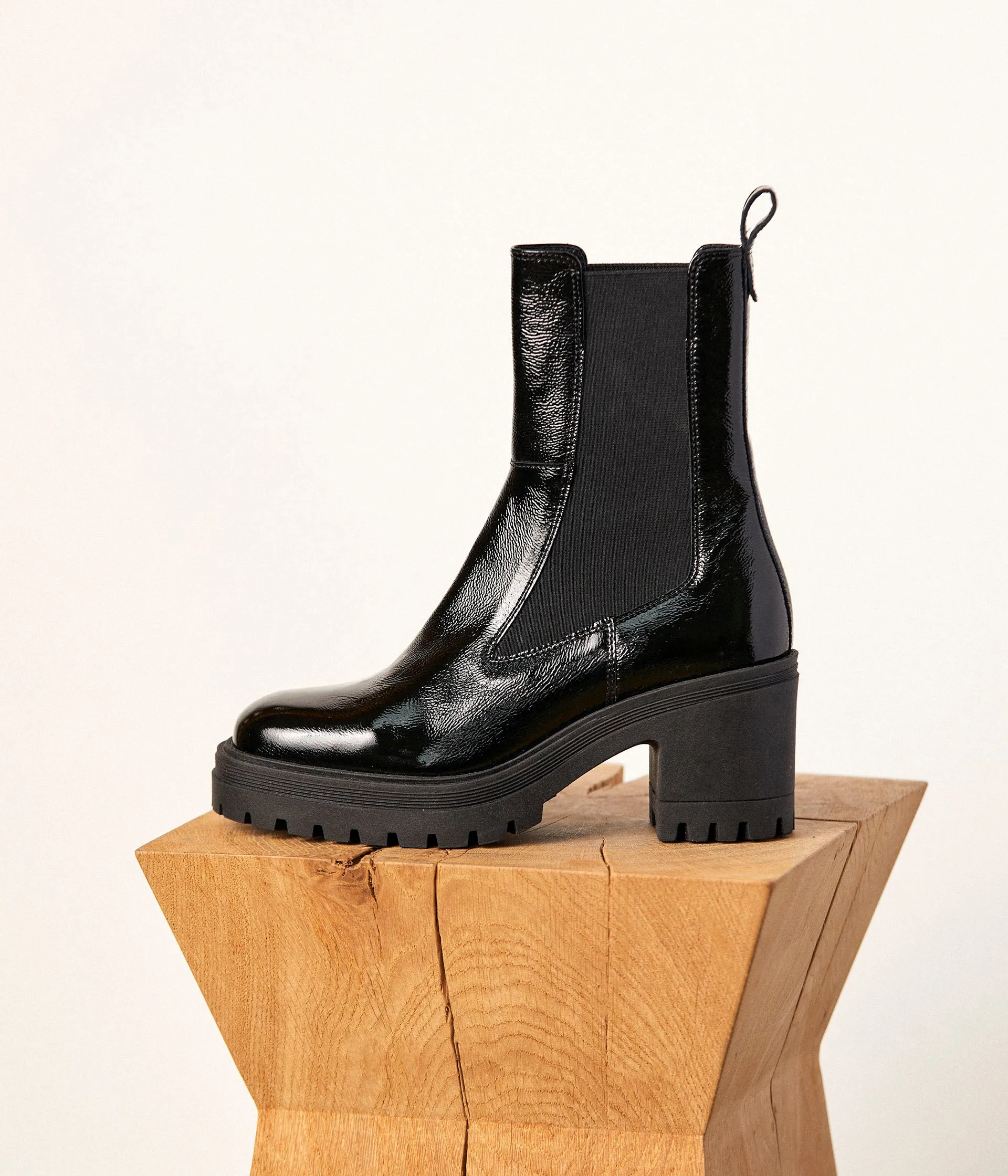 Chelsea boots vernies Alixia