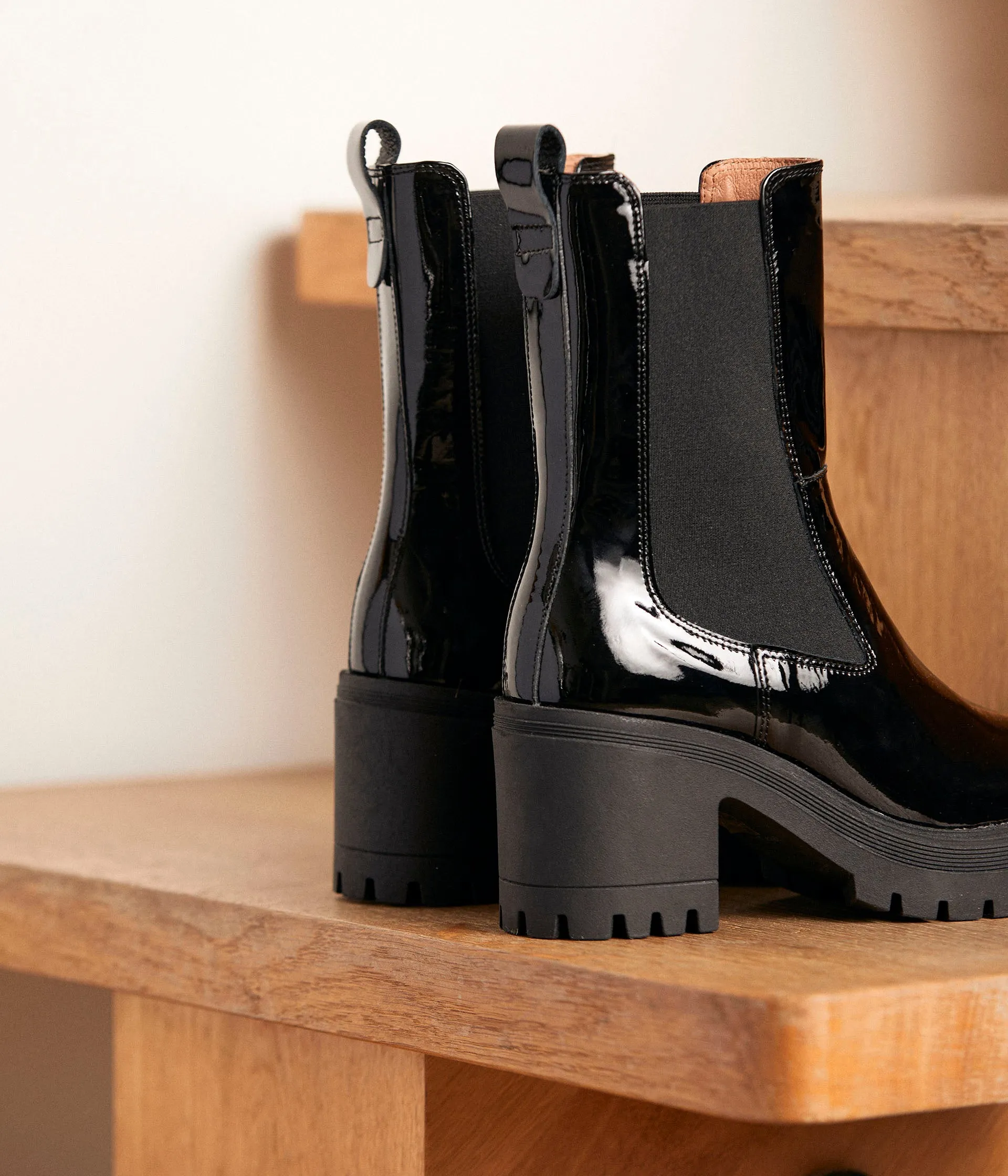 Chelsea boots vernies Alixia