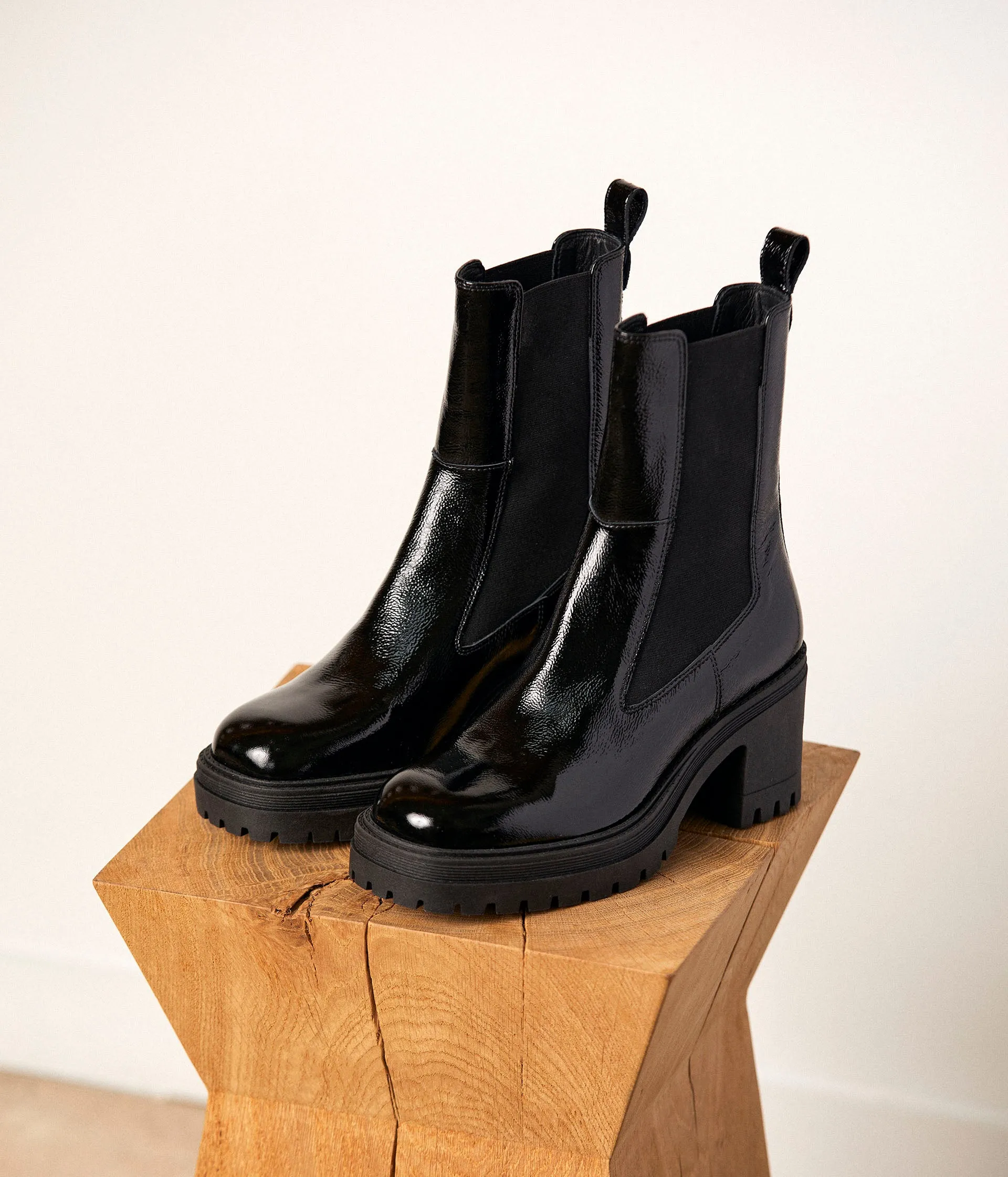 Chelsea boots vernies Alixia