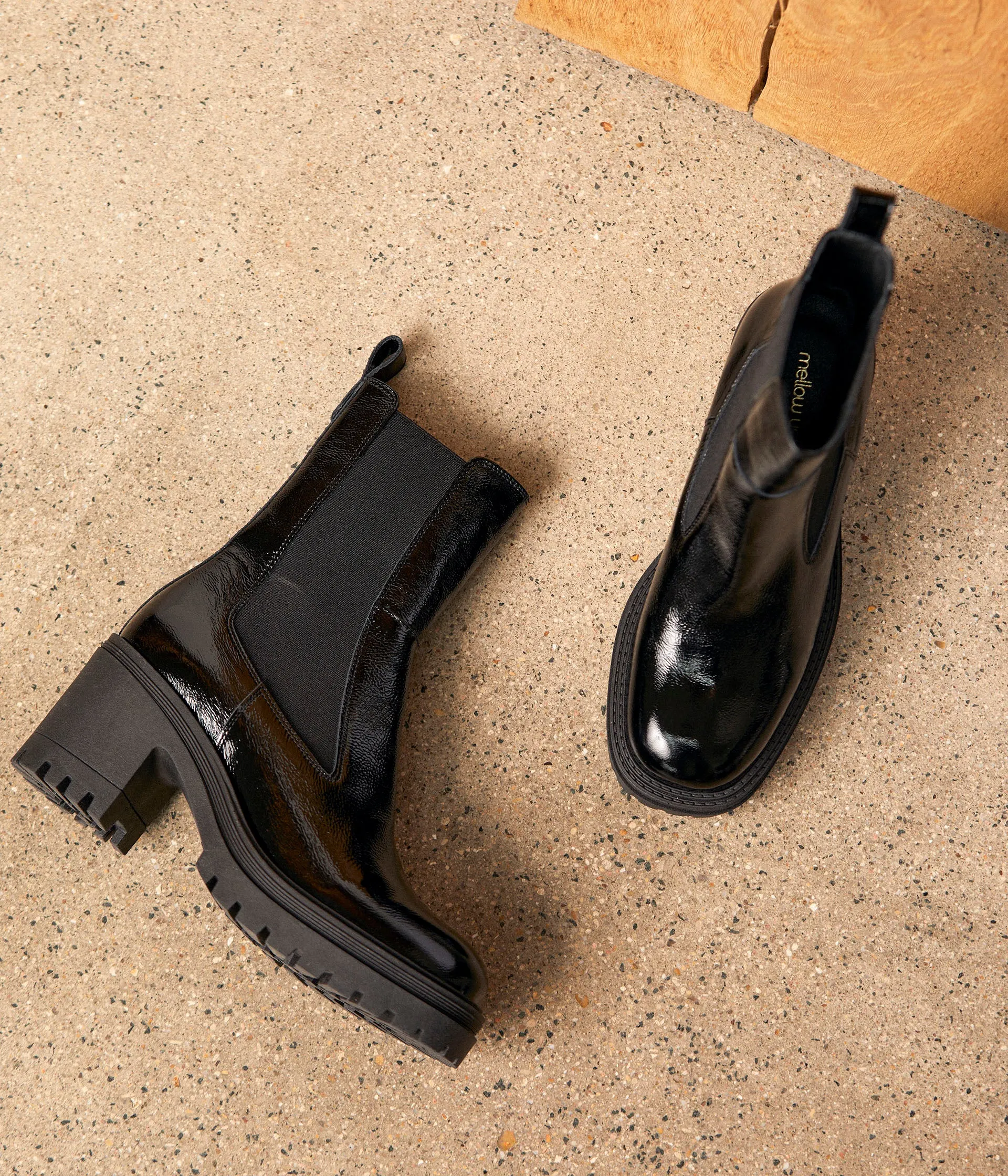 Chelsea boots vernies Alixia