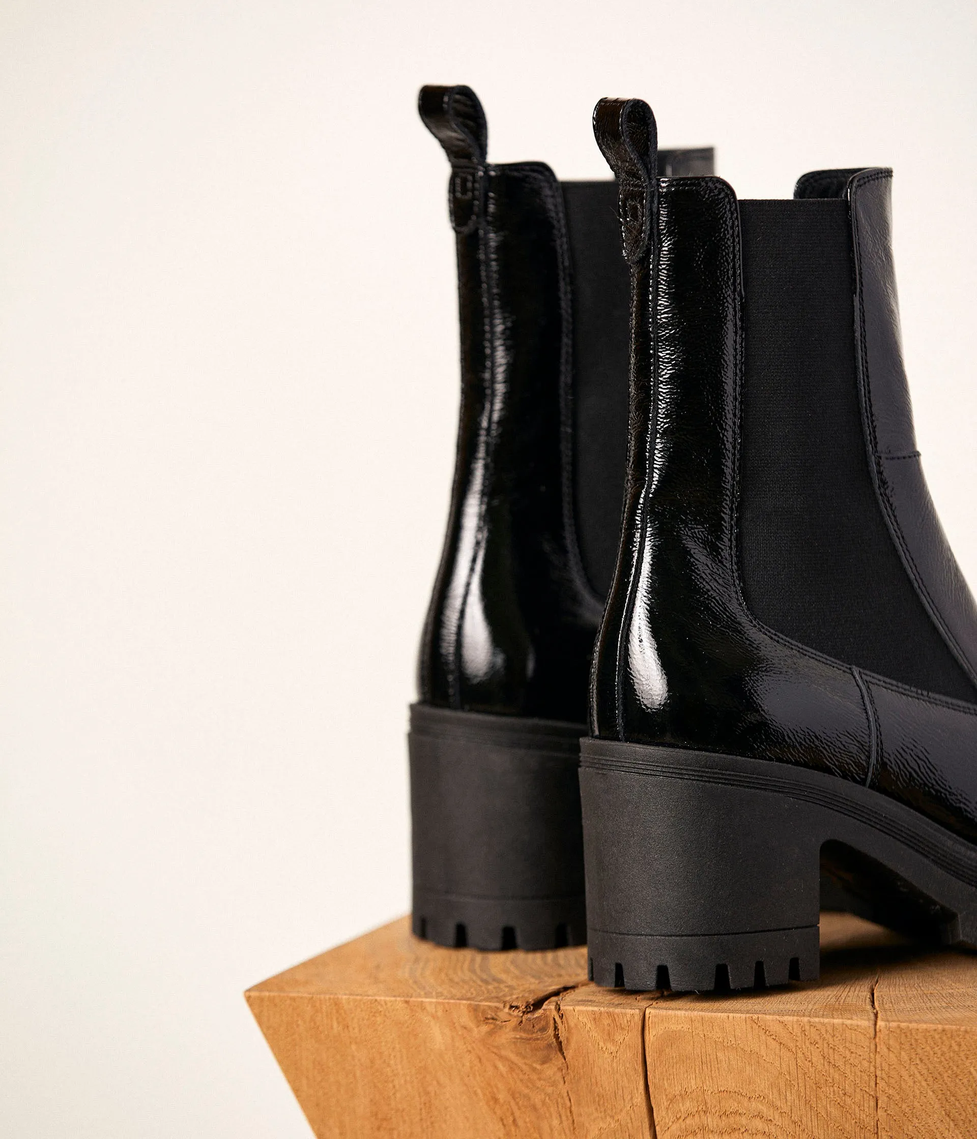 Chelsea boots vernies Alixia