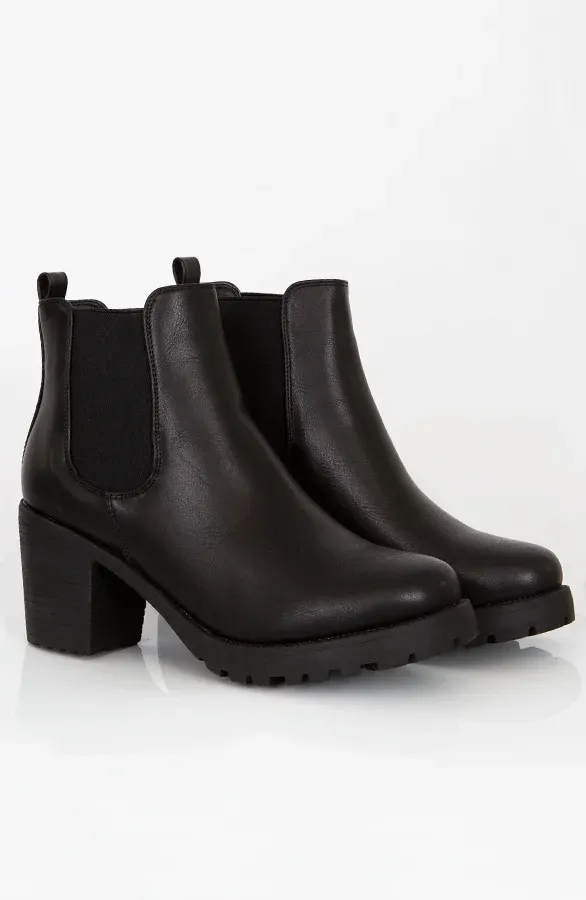 Chelsea Boots Zwart Leer