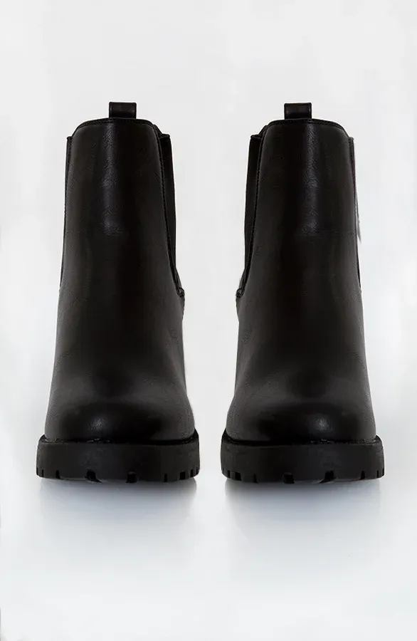 Chelsea Boots Zwart Leer