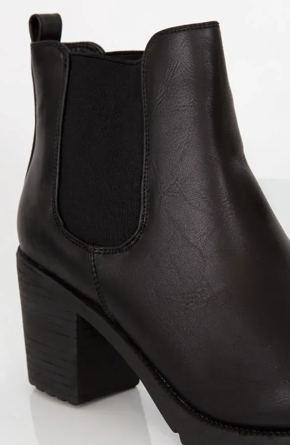 Chelsea Boots Zwart Leer