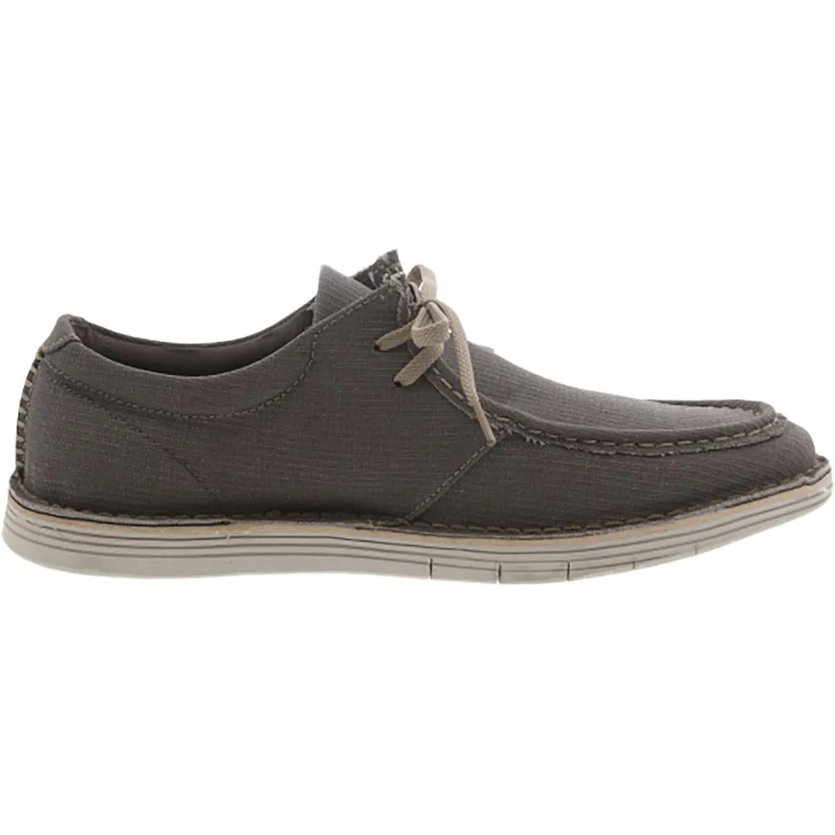 Clarks Mens Forge Run  Canvas Slip On Boat Shoes