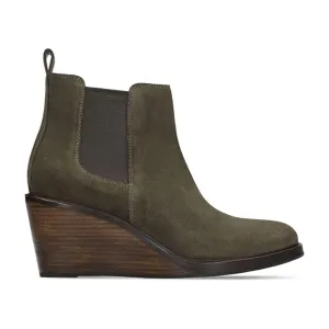 Clarksdale Clarkdale 2 Women's Wedge Chelsea Boots Suede