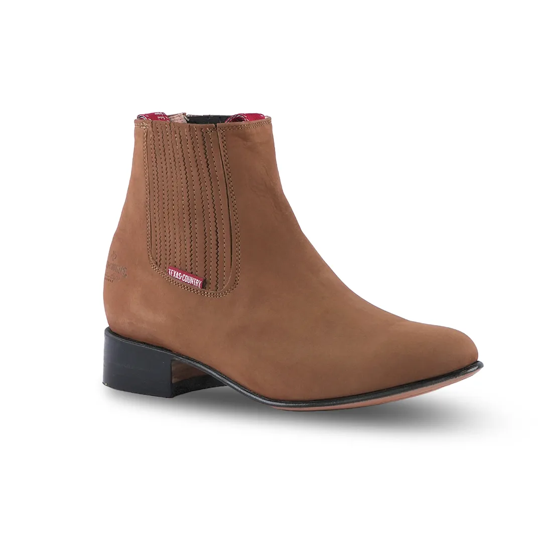 Classic Chelsea Boot Nobuck Cajeta E800