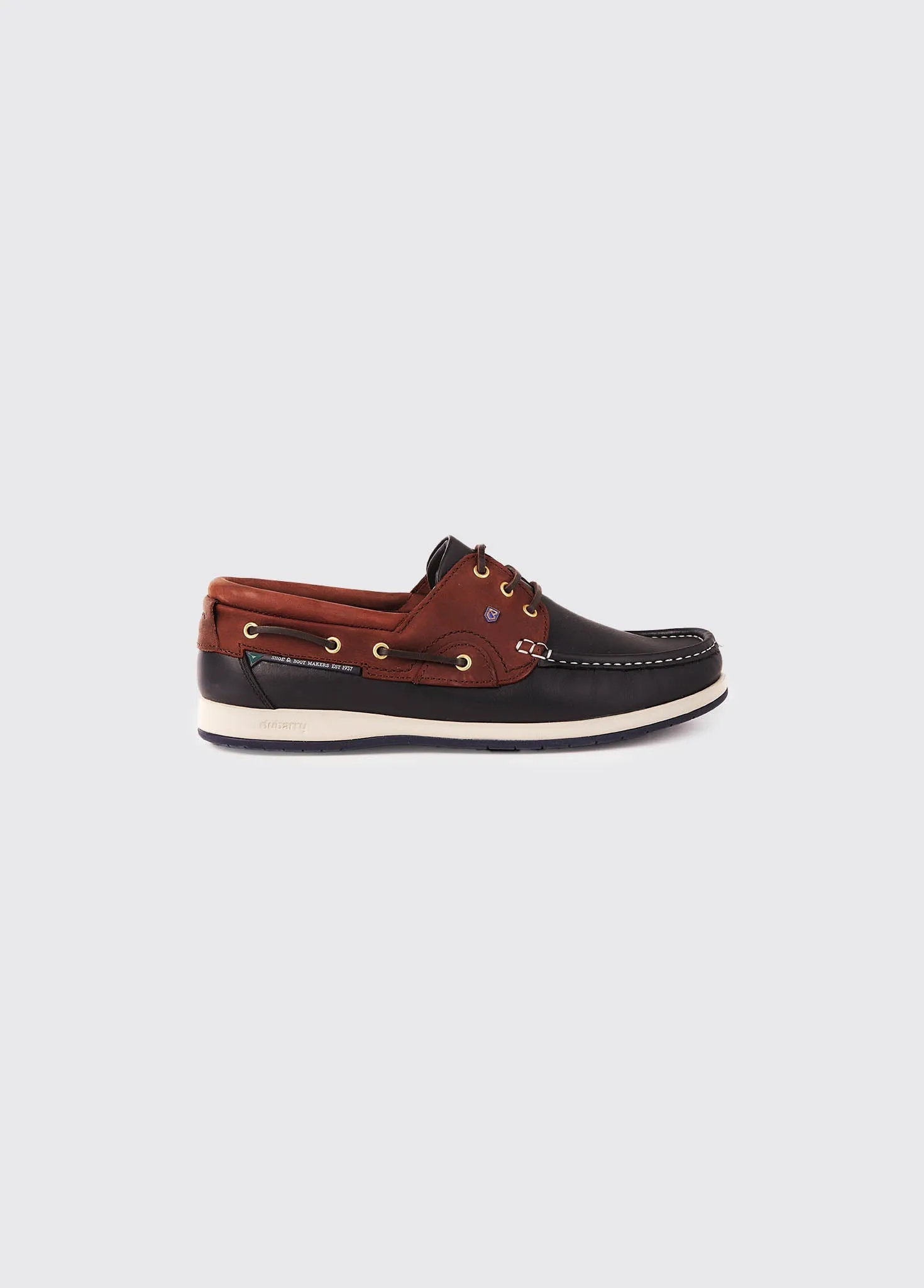 Commodore XLT Boat Shoe - Navy/Brown