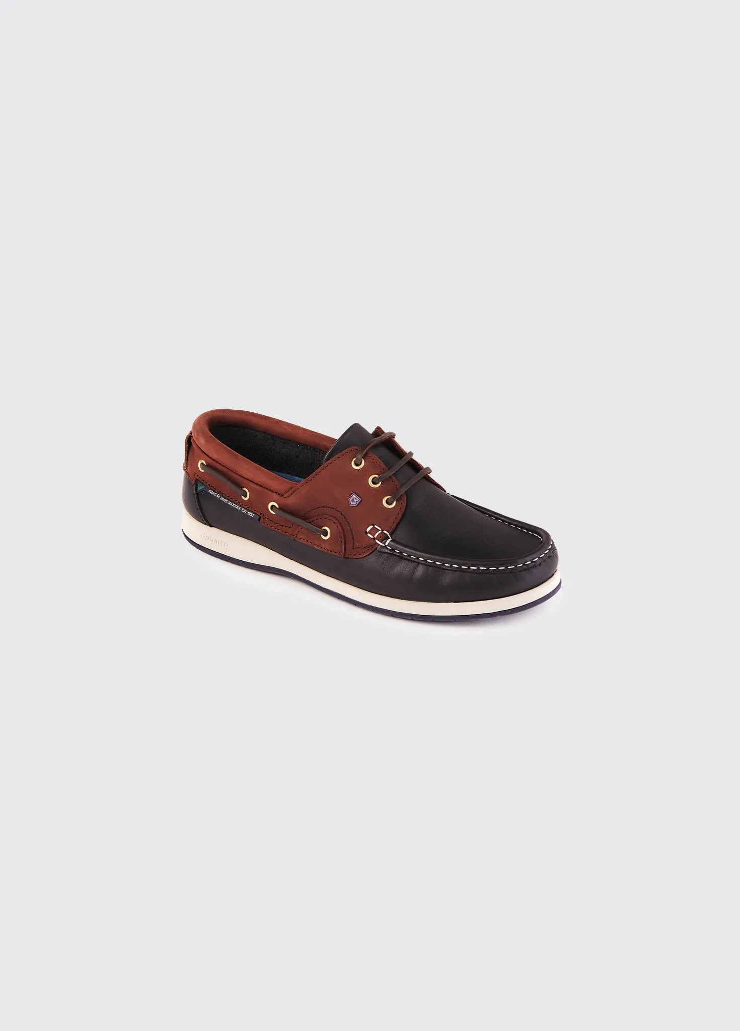 Commodore XLT Boat Shoe - Navy/Brown