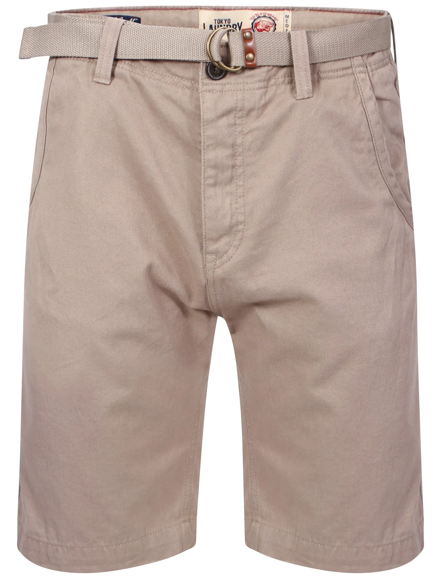 Cotton Chino Shorts in Stone - Tokyo Laundry