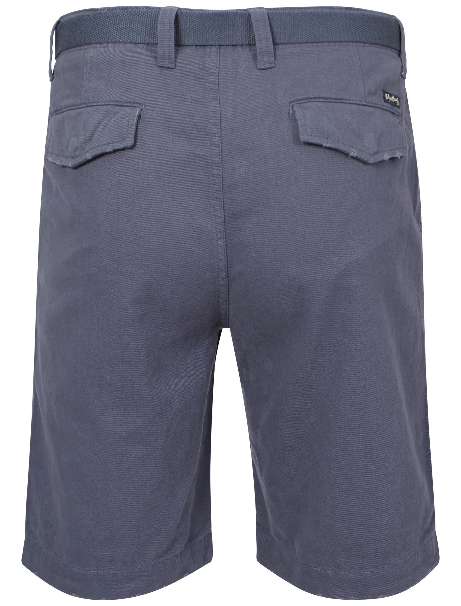 Cotton Chino Shorts in Vintage Indigo - Tokyo Laundry