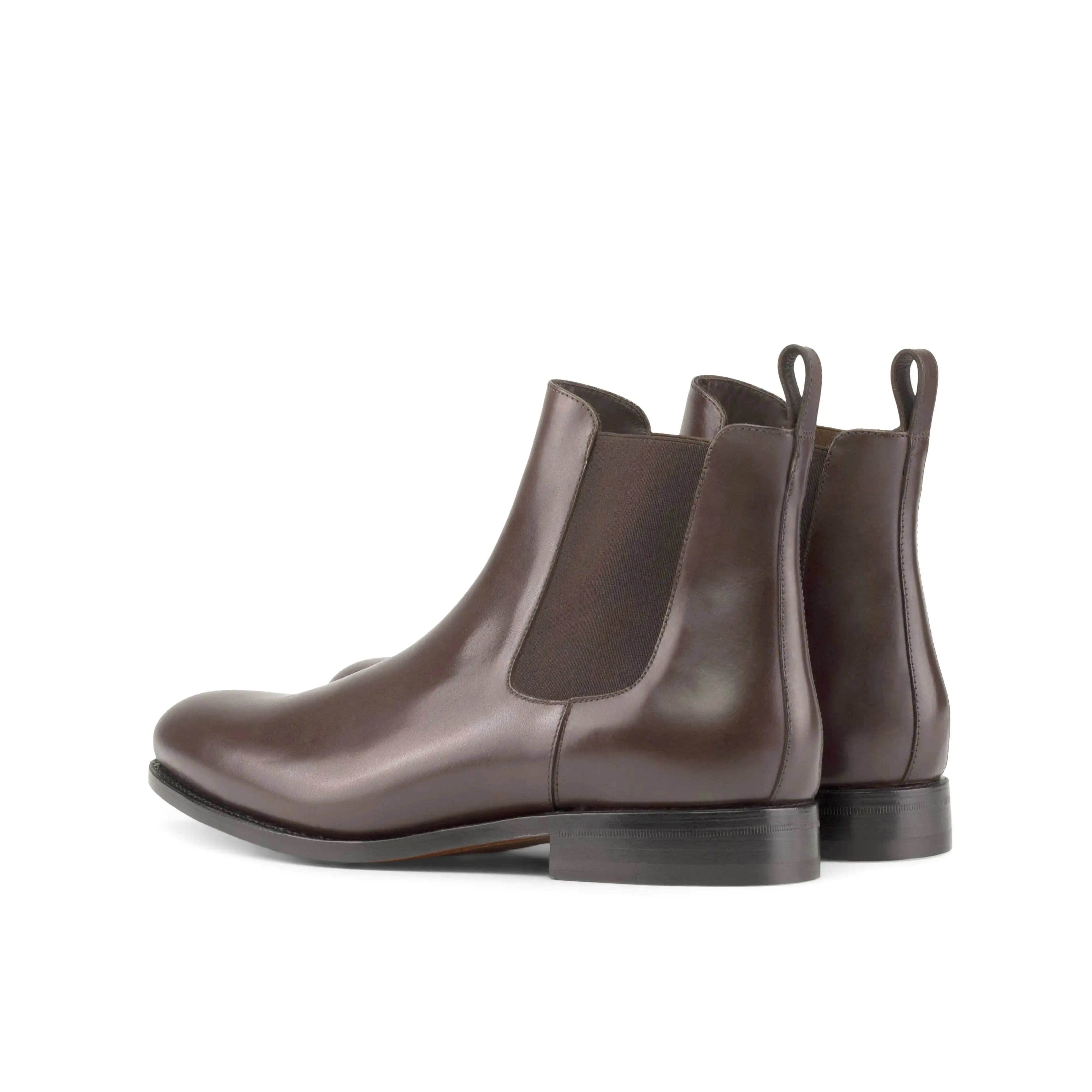 DapperFam Monza in Dark Brown Men's Italian Leather Chelsea Boot