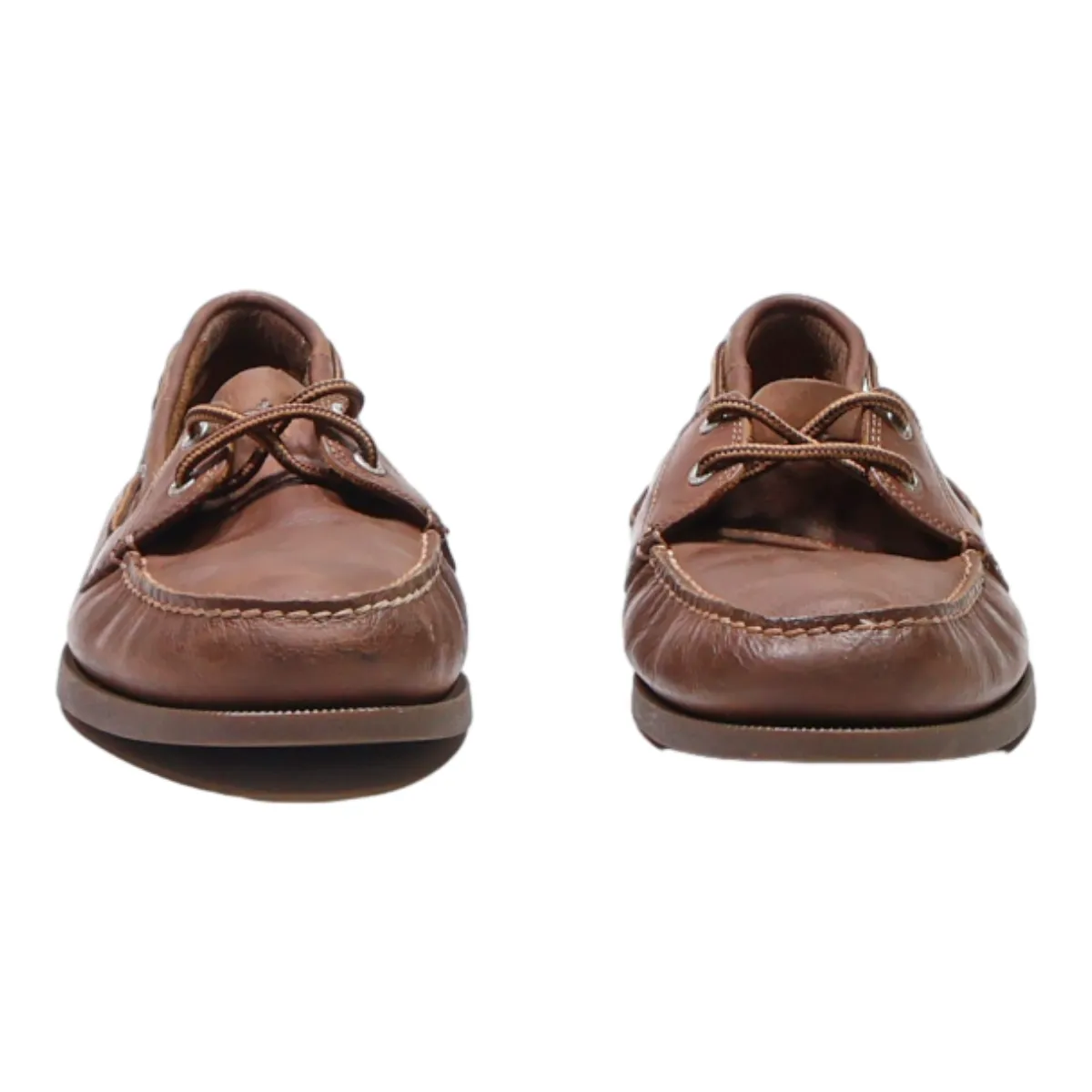 DOCKERS Boat Shoes Brown Leather Mens UK 10