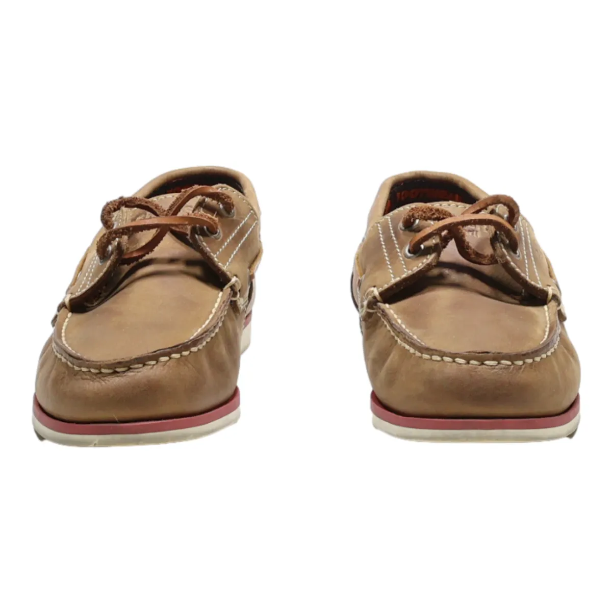 DOCKERS Boat Shoes Brown Leather Mens UK 6.5