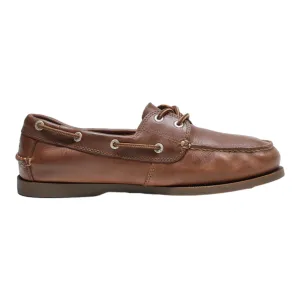 DOCKERS Boat Shoes Brown Leather Mens UK 8