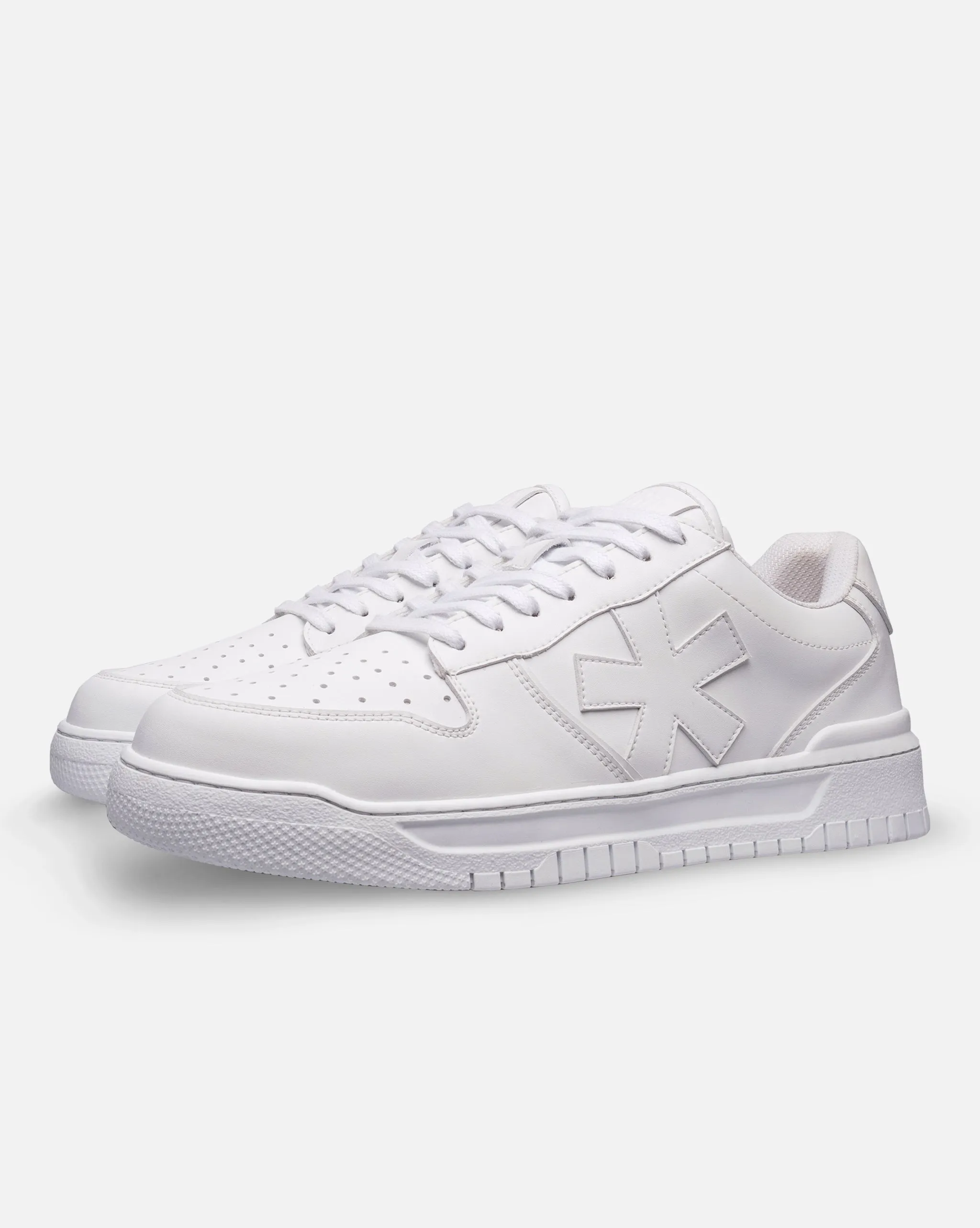 'Drew' Vegan Trainer - Triple White