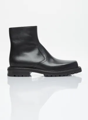 Dries Van Noten Leather Chelsea Boots